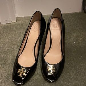 Tory Burch Black Wedges/Heels